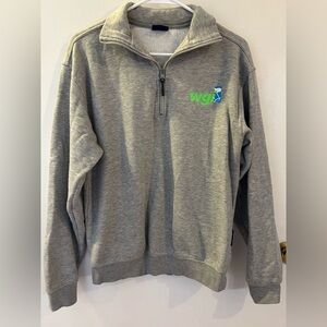WGI Gray Quarter-Zip Sweater